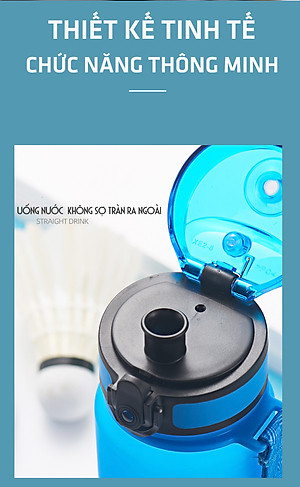 Bình Nước Tập Gym, Thể Thao, Đi Học UZSPACE Chất Liệu TRITAN BPA-FREE (500ml)