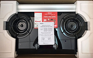 Bếp Ga Âm Rinnai RVB-2G-I(B-MC-BW-XW) - Đen- Hãng chính hãng