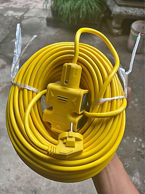 Ổ Cắm Điện, Cuộn Dây Điện Kèm Ổ Cắm Dài 25met, Ổ Cắm Điện Đa Năng, Chịu Tải Cao, Tiện Lợi