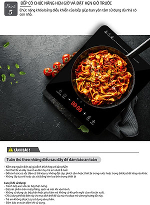 Bếp Từ Đơn Lock&Lock EJI411 (2000W) - Hàng Chính Hãng