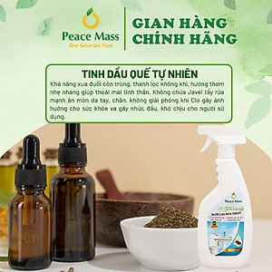 Nước Cọ Rửa Toilet  Peace Mass Tinh dầu Quế Chai Xịt 700ml