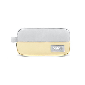 Bóp viết nhiều ngăn NATOLI, hộp bút cute chống nước đựng bút đa năng BST Simple Duo Pen Case T23