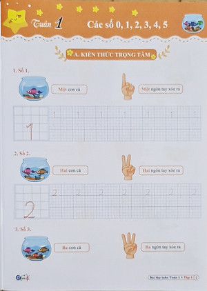 Combo Sách - Bài tập tuần Toán 1 tập 1 + 2 ( Kết nối tri thức với cuộc sống )