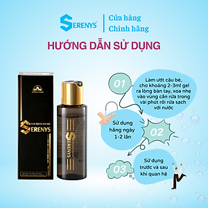 Dung dịch vệ sinh khử mùi phụ khoa nam giới SERENYS - 100ml