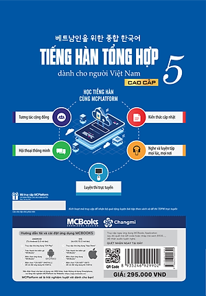 Sách Giáo Trình Tiếng Hàn Tổng Hợp Cao Cấp 5 - Bản Màu