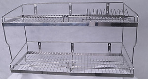 Kệ chén dĩa 2 tầng Inox SUS 304 Yamato (nhiều kích thước)