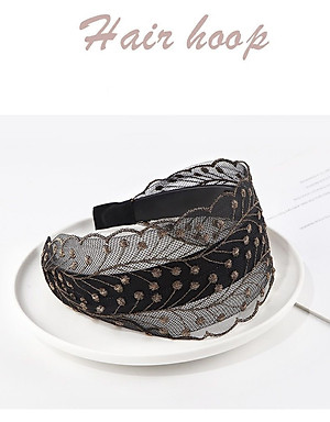 Bờm ren lưới bản to cá tính BN123 và các mẫu khác