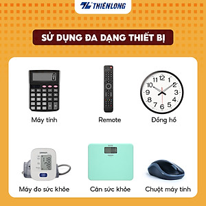 Vỉ 4 Pin Alkaline AAA Thiên Long Flexio