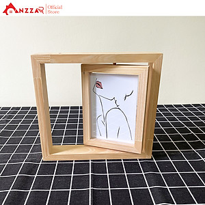 Khung ảnh để bàn xoay dọc nhiều kích thước, khung ảnh trang trí Anzzar KAX-01