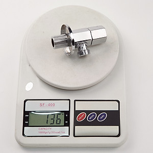 Van giảm áp và khóa đường nước Đồng mạ Chrome Eurolife EL-X40 (Trắng bạc)