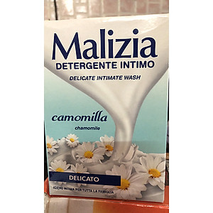 Dung dịch vệ sinh hoa cúc trắng Malizia Delicate Wash Chamomile 200ml tặng kèm móc khóa