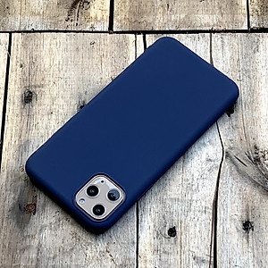 Ốp lưng dẻo mỏng màu xanh dương dành cho iPhone  11 Pro Max - Hàng chính hãng