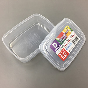 Bộ 3 hộp đựng thực phẩm nhựa PP cao cấp không chứa các hoạt chất gây hại 830mL - Hàng Nhật nội đia