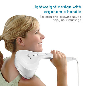 Máy massage cầm tay 2 đầu kèm nhiệt Homedics PA-MHA (Dùng được trên ô tô) Hàng Chính Hãng
