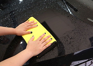 Combo 2 Khăn Lau Xe Ô Tô Siêu Thấm Size 30cm x 40cm, 2 Chiếc Khăn Lau Nội Thất Cho Xe, Khăn Lau Đa Năng Chất Liệu Microfiber - Hàng Chính Hãng