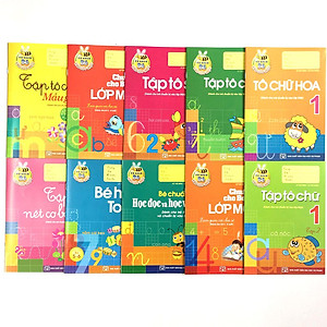 Sách Chuẩn Bị Cho Bé Vào Lớp Một (Túi 10 Cuốn)