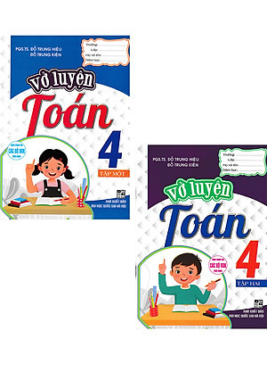 Combo Vở Luyện Toán 4 Tập 1 + 2 (Dùng Chung Cho Các Bộ SGK Hiện Hành) (Bộ 2 Cuốn) _HA