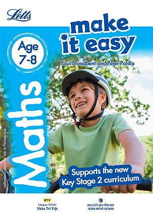 Sách Letts Make It Easy - Maths (Age 7-8)