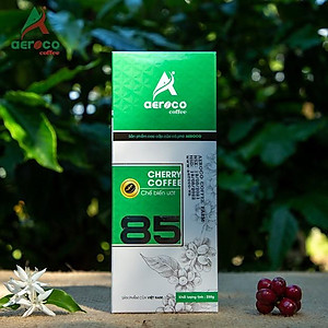 Cà phê bột pha phin AEROCO 85 nguyên chất 100% rang mộc hậu vị ngọt thơm quyến rũ, hộp 250g 