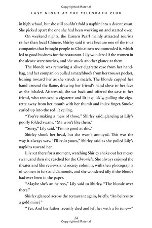 Last Night At The Telegraph Club