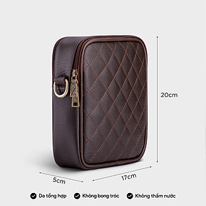 Túi Lata ( Thời trang nữ đi chơi size 17 - Túi đeo chéo da HN91 )