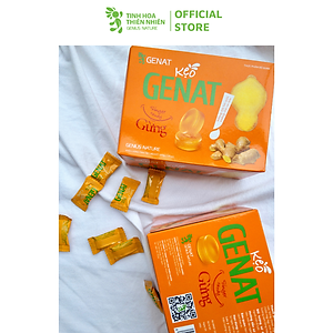 Kẹo Genat Gừng (Hộp 100 viên) - Tinh Hoa Thiên Nhiên