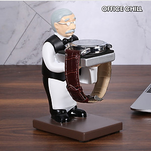 Giá Đỡ Đồng Hồ Đeo Tay Hộp Đựng Đồng Hồ Trong Suốt Chống Bụi Trang Trí Decor GDDH Office Chill