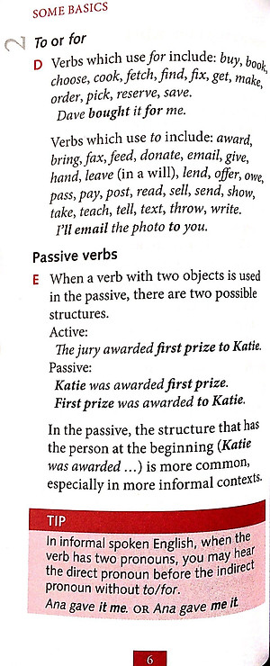 Sách Oxford Learner's Pocket Verbs And Tenses