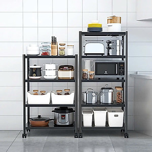 Kệ lò vi sóng đa năng Thép Carbon cao cấp, kệ để đồ nhà bếp siêu chịu lực 300kg sơn tĩnh điện chống bong tróc, kệ nhà bếp