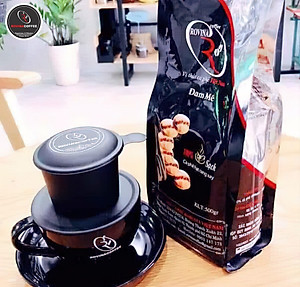 Cà Phê Rovina Đam Mê-  Pha Phin -  Gói 500gr Mùi Thơm Quyến Rũ, Đậm Đà Mang Lại Những Tách Cà Phê Tuyệt Hảo Thương Hiệu Rovina Coffee