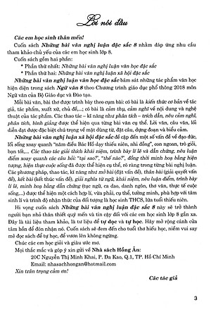 Sách Những Bài Văn Nghị Luận Đặc Sắc 8 (Tái Bản)