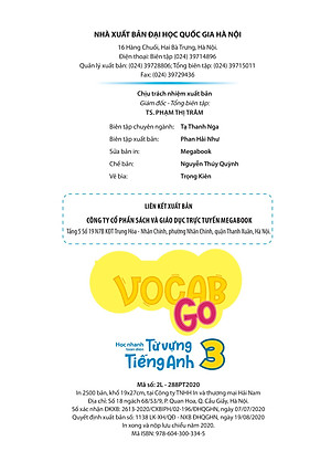 Sách Vocab Go Học Nhanh Toàn Diện Từ Vựng Tiếng Anh 3