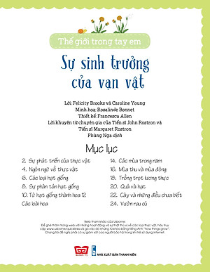 Sách Thế Giới Trong Tay Em - Sự Sinh Trưởng Của Vạn Vật