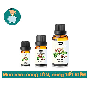 Tinh dầu Đinh Hương Lá Kobi Clove essential oil giúp làm giảm căng thẳng, ổn định huyết áp - 5ml