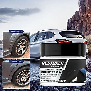 SÁP TẨY VẾT XƯỚC Xe Ô Tô, Kem Xóa Vết Trầy Xe Máy Restorer 200gr | Bảo Vệ Sơn Xe, Xóa Vết Trầy, Thẩm Mỹ