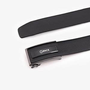 Thắt Lưng Nam Dây Lưng Da Thật GENCE LG48 Chất Liệu Da Bò Cao Cấp Màu Đen