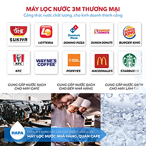 Máy Lọc Nước 3M ICE190-S Chuyên Dùng Cho Nhà Hàng, Quán Cà Phê, Căntin, Horeca - Hàng Chính Hãng 3M, Nhập Khẩu Mỹ