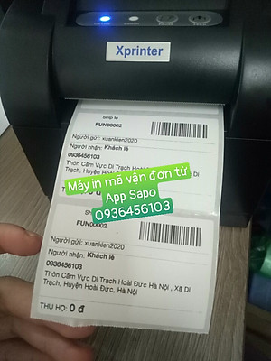 Máy in tem nhãn và in hóa đơn Xprinter XP-350BM- Hàng Nhập Khẩu