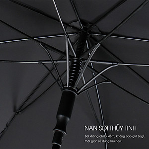 Ô thẳng cao cấp tán rộng Nason Gentle - Dù thẳng cao cấp Nason - Ô dù chống lật, ô thẳng che mưa