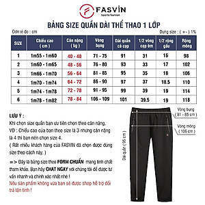 Quần dài nam vải nỉ Thể Thao FASVIN DC24645.HN Hàng Nhà Máy Chất Lượng Cao
