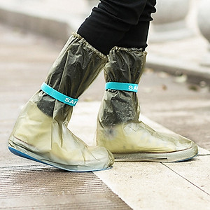 Ủng bọc giày đi mưa cổ cao CÓ ĐẾ CHỐNG TRƠN TRƯỢT loại cao cấp dùng cho cả nam và nữ