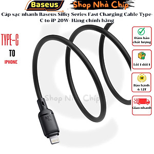 Cáp sạc nhanh Baseus Silky Series Fast Charging Cable Type-C to iP 20W- Hàng chính hãng