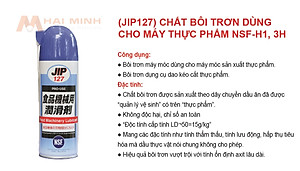 Mỡ bôi trơn máy móc thực phẩm JIP127