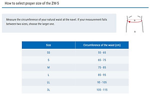 ZAMST ZW-5 (Lower back support) Đai hỗ trợ bảo vệ vùng lưng thấp
