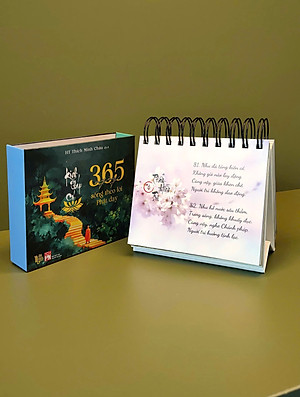 Kinh Pháp Cú - 365 ngày sống theo lời Phật dạy (bản cao cấp, in màu)