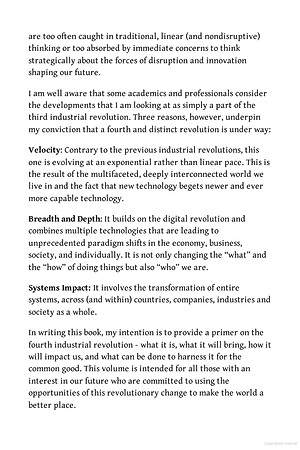 The Fourth Industrial Revolution