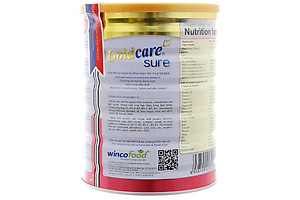 Sữa bột Wincofood Goldcare Sure Dinh dưỡng đầy đủ và cân đối  (từ 30 tuổi trở lên)