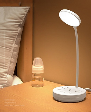 Ổ Cắm Điện Thông Minh Kiêm Đèn Bàn OD-324 - Tích Hợp  Chiếu Sáng - 3 Chế Độ Sáng