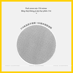 Puck screen | Lưới Lọc Cà Phê Nhiều Lớp Bằng Thép Không Gỉ