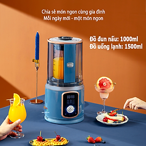 Máy Làm Sữa Hạt Đa Năng CB9250 Công Nghệ Giảm Ồn Cách Âm, Hút Chân Không, Hẹn Giờ Thông Minh, Xay Nấu 4D Mịn, Chống Dính Chống Khê, Tự Vệ Sinh, Hàng Chính Hãng